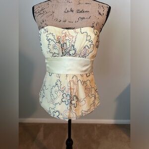 Kay Unger corset. Medium yellow color. Size 8.